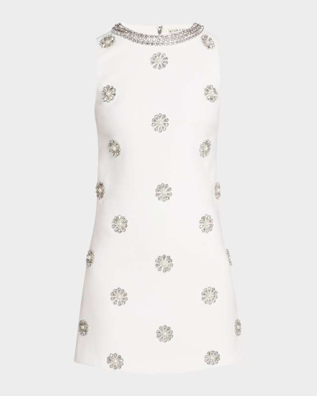 Clyde Embellished Shift Dress
